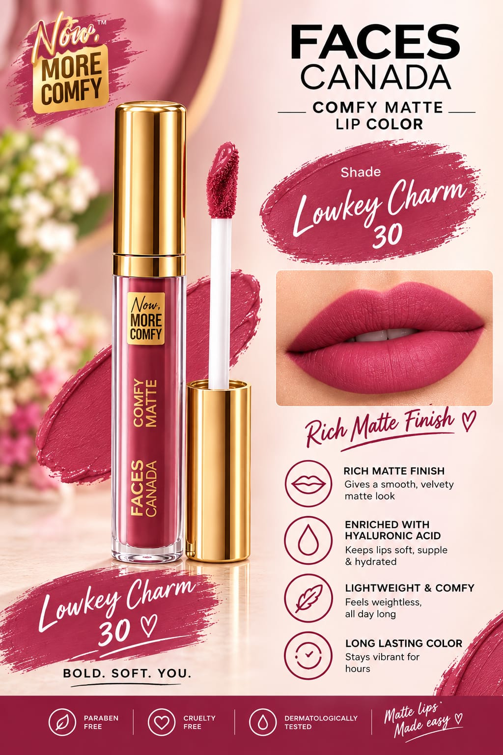 Faces Canada Comfy Matte Lip Color