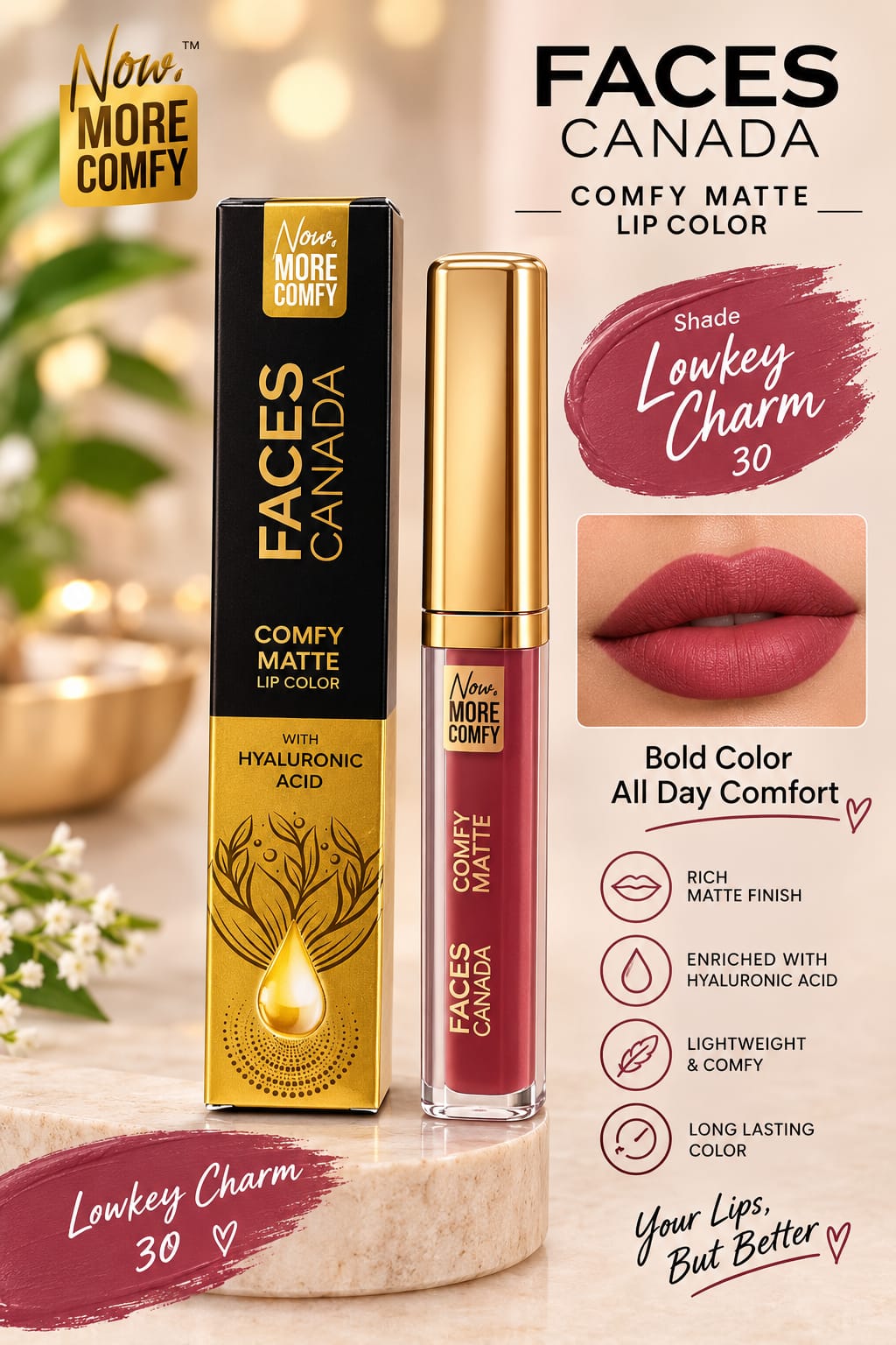 Faces Canada Comfy Matte Lip Color