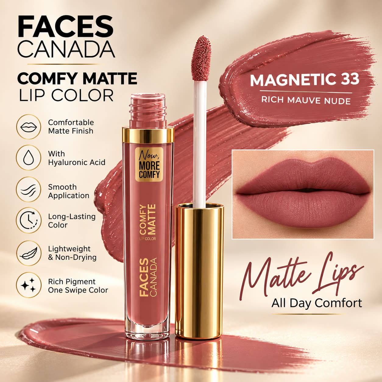 Faces Canada Comfy Matte Lip Color
