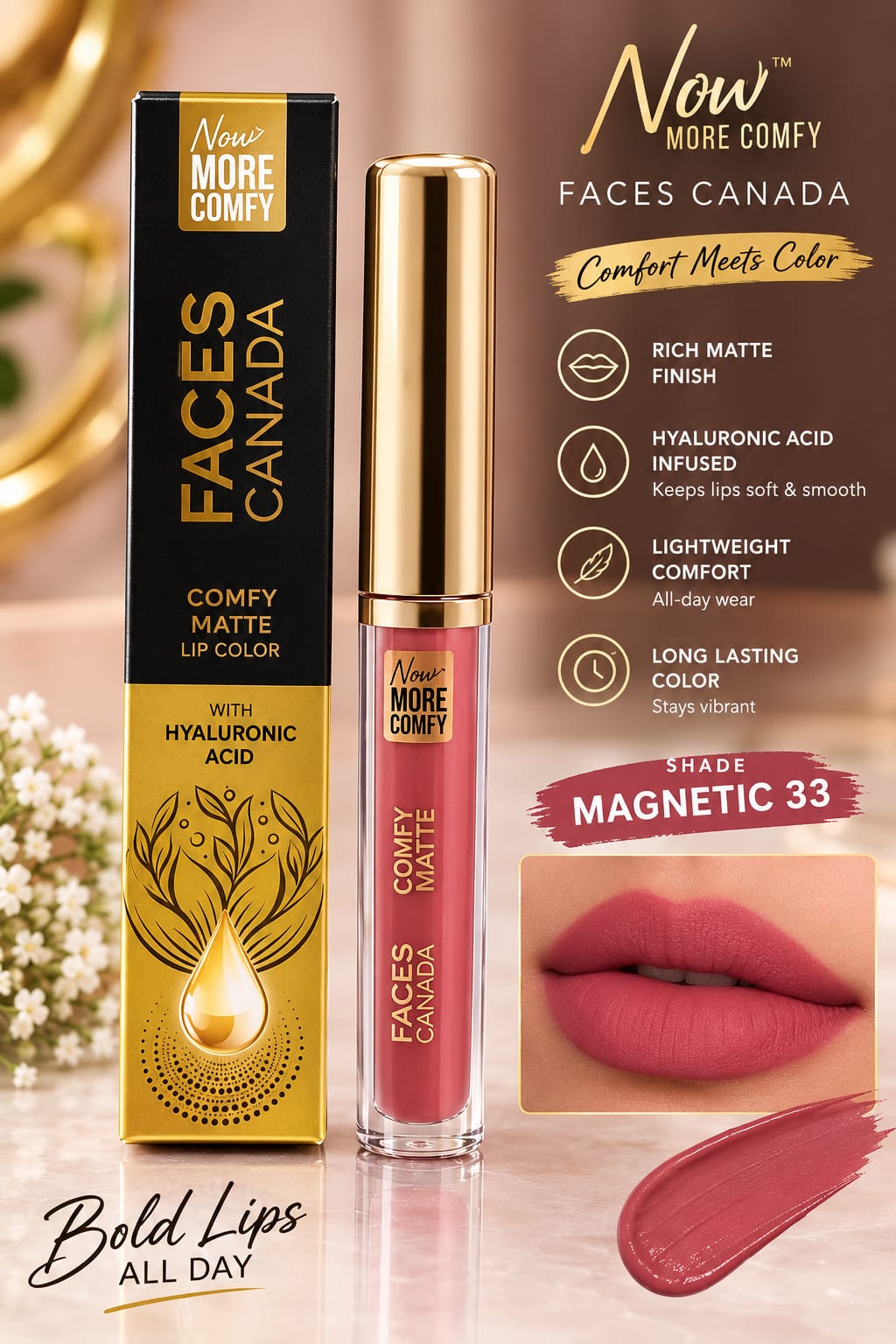 Faces Canada Comfy Matte Lip Color