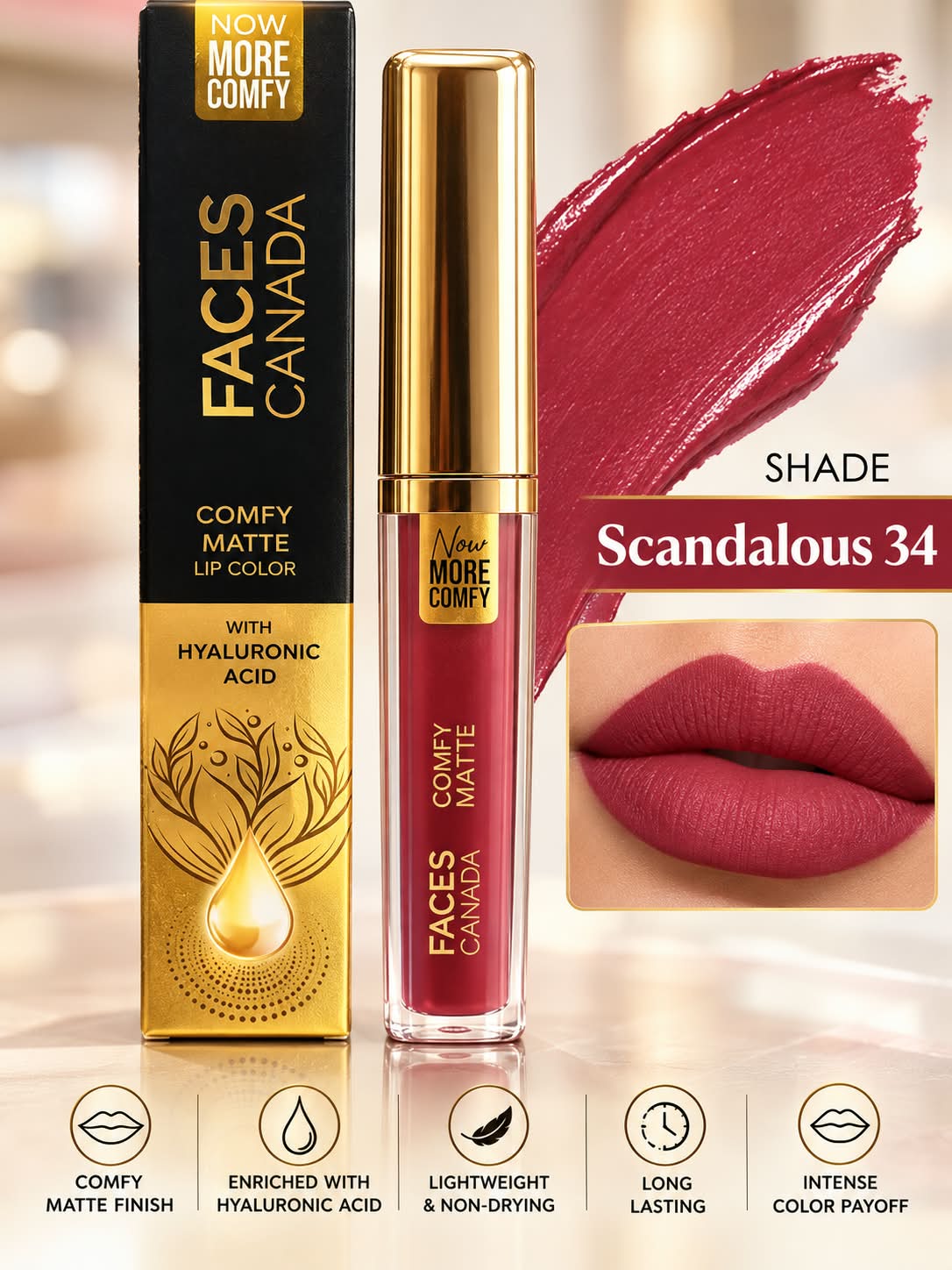 Faces Canada Comfy Matte Lip Color