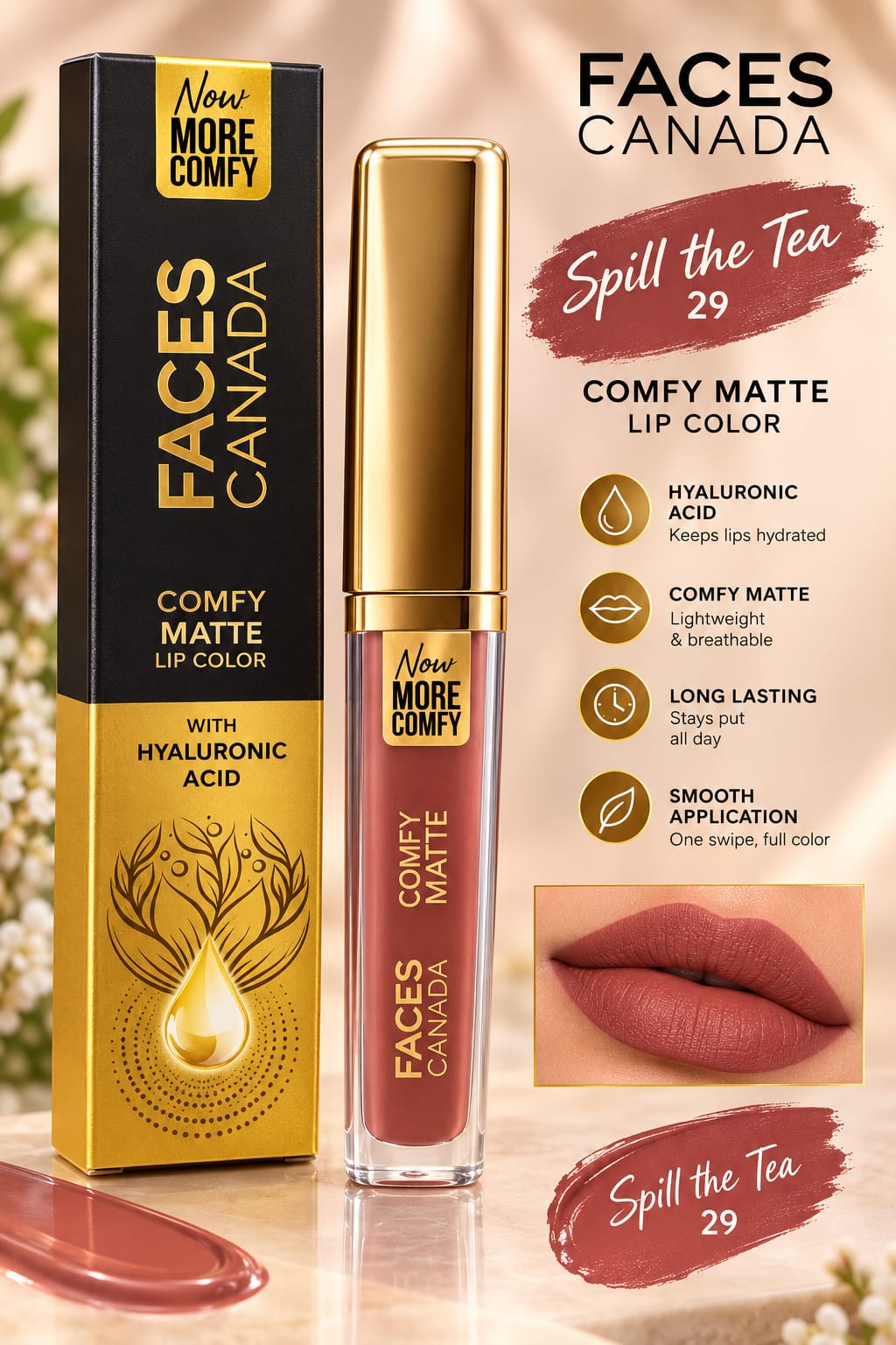 Faces Canada Comfy Matte Lip Color