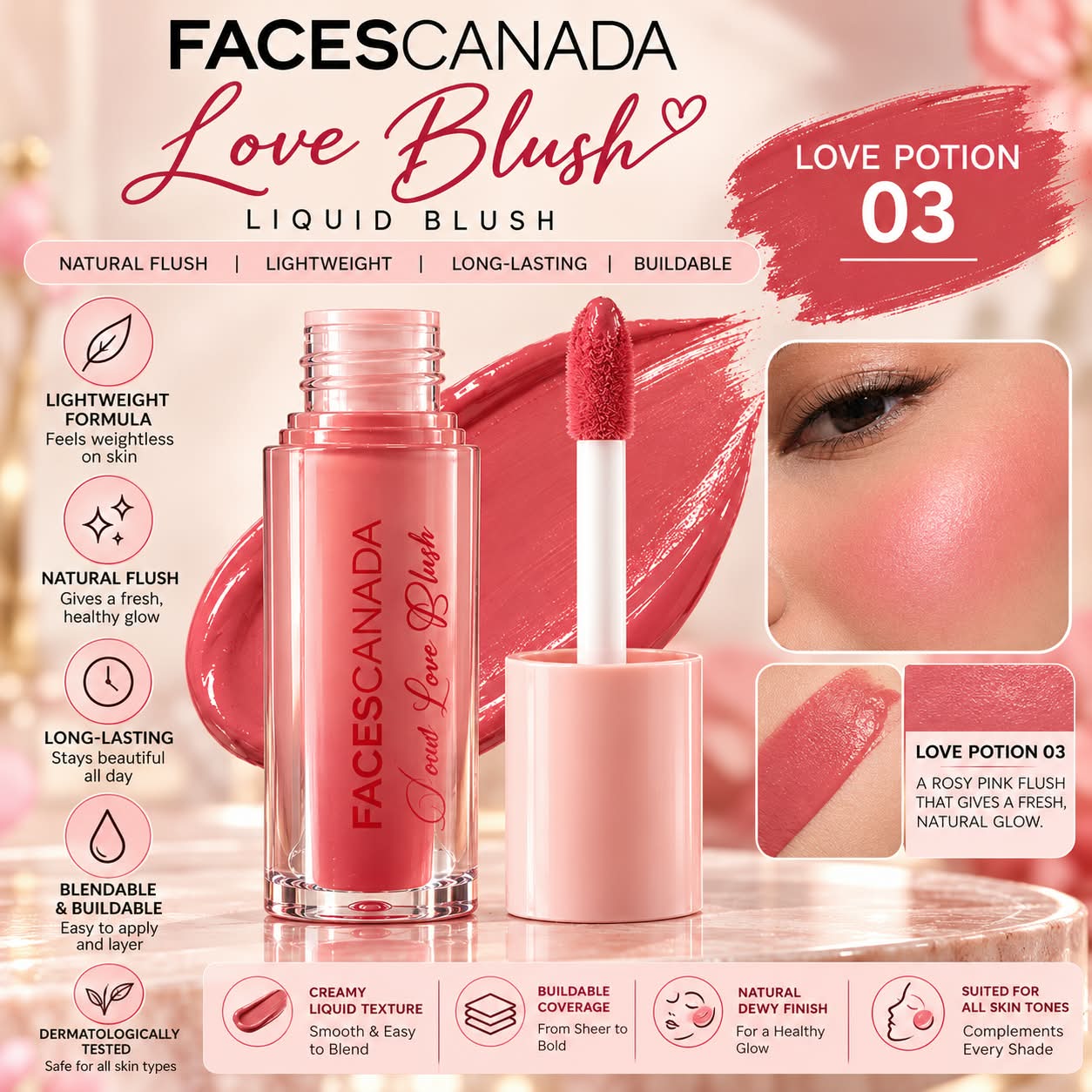 Faces Canada Cloud Love Liquid Blush