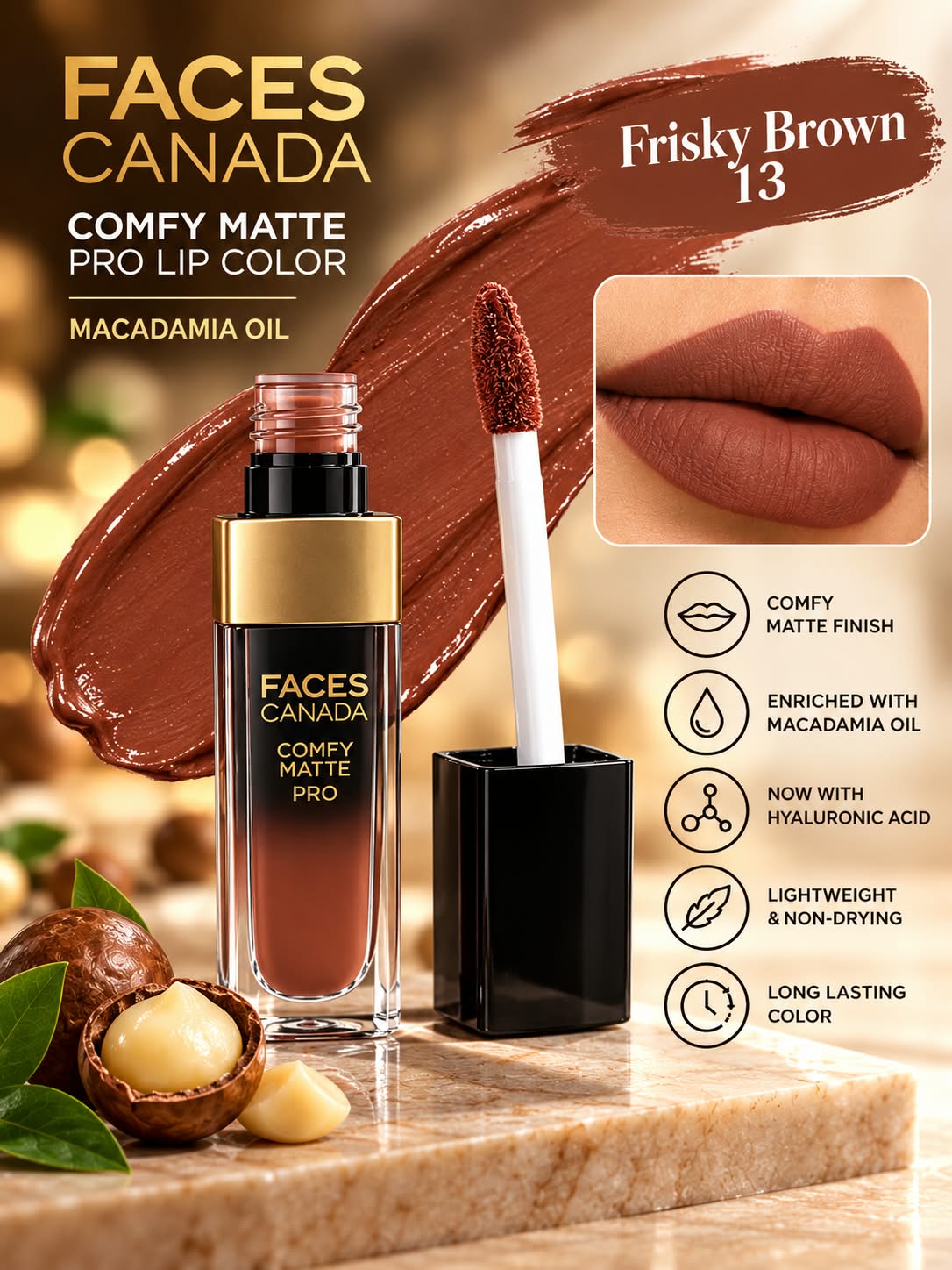 Faces Canada Comfy Matte Pro Lip Color