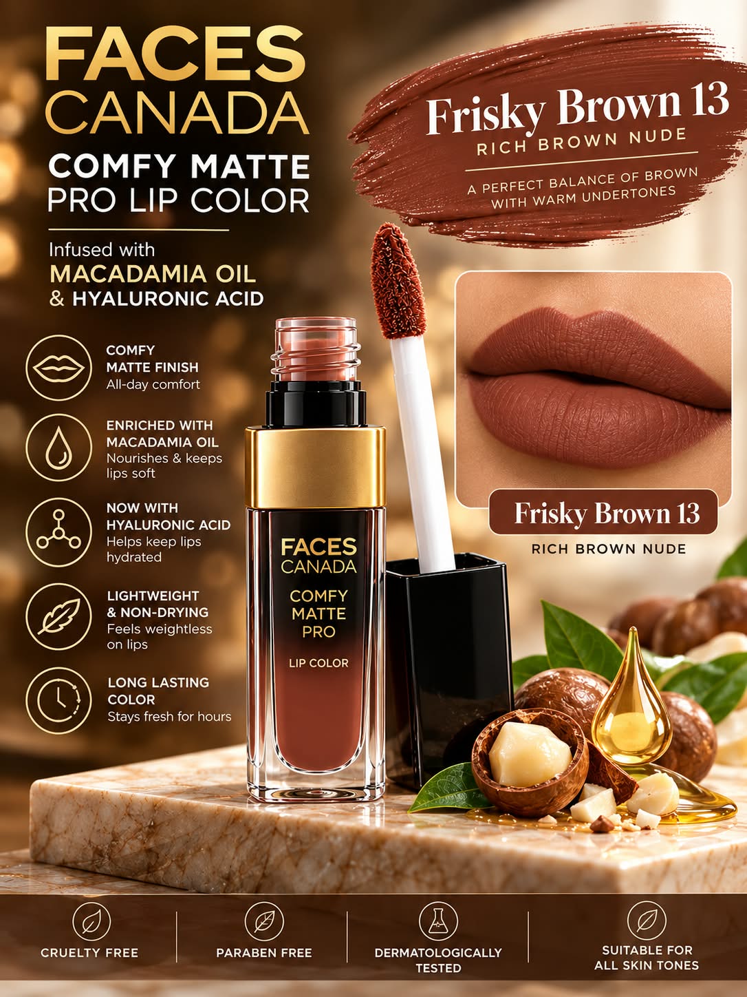 Faces Canada Comfy Matte Pro Lip Color