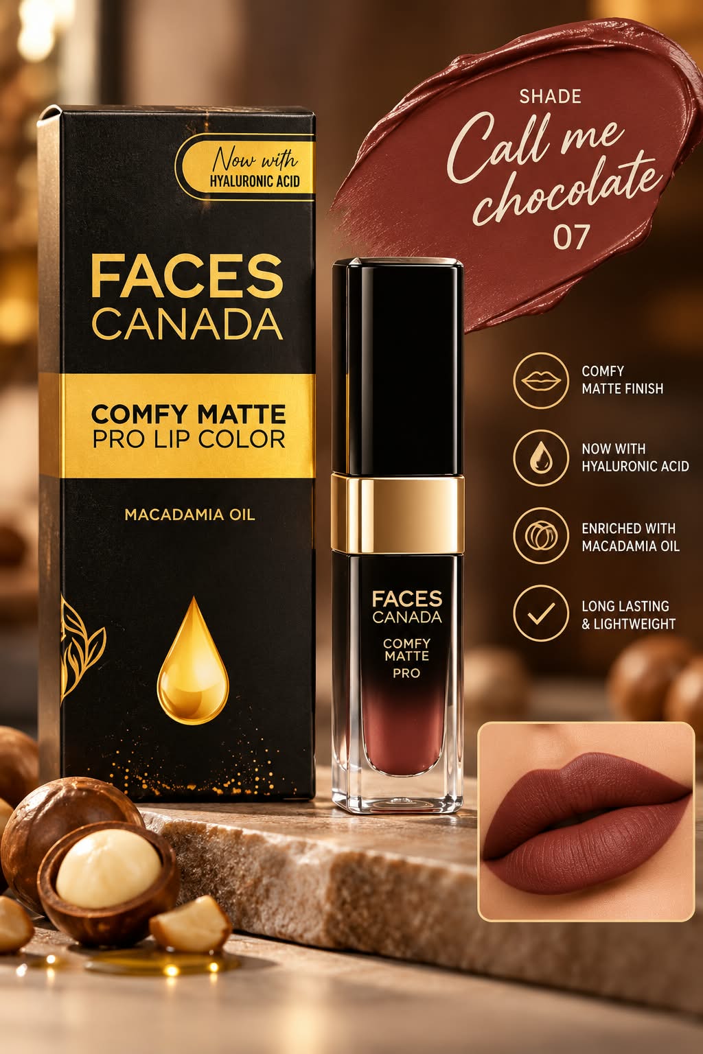 Faces Canada Comfy Matte Pro Lip Color