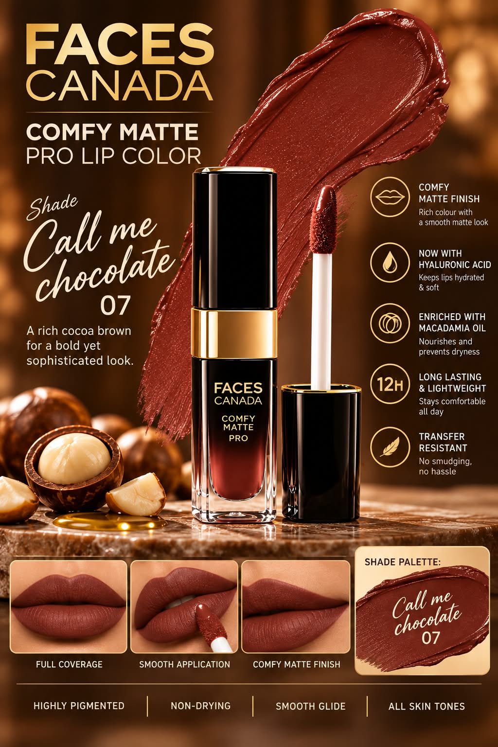 Faces Canada Comfy Matte Pro Lip Color
