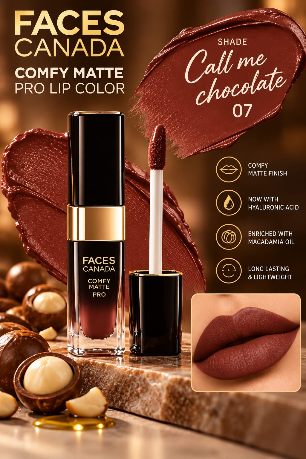 Faces Canada Comfy Matte Pro Lip Color