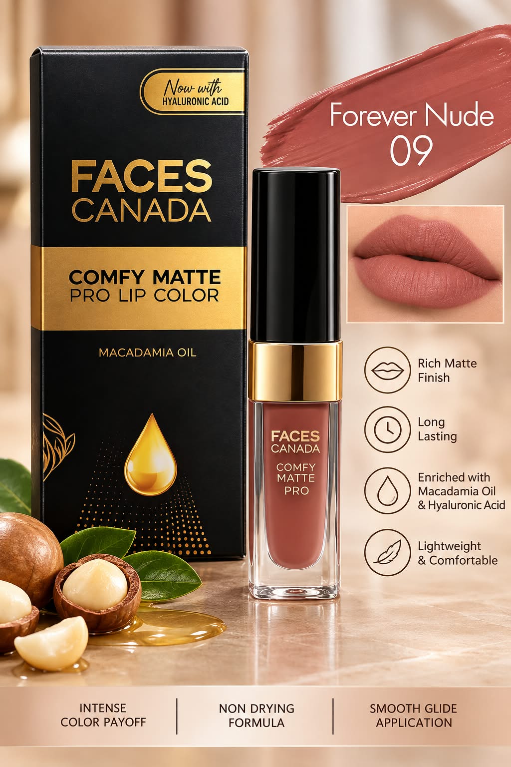 Faces Canada Comfy Matte Pro Lip Color