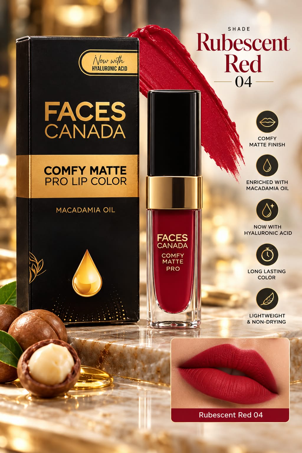 Faces Canada Comfy Matte Pro Lip Color