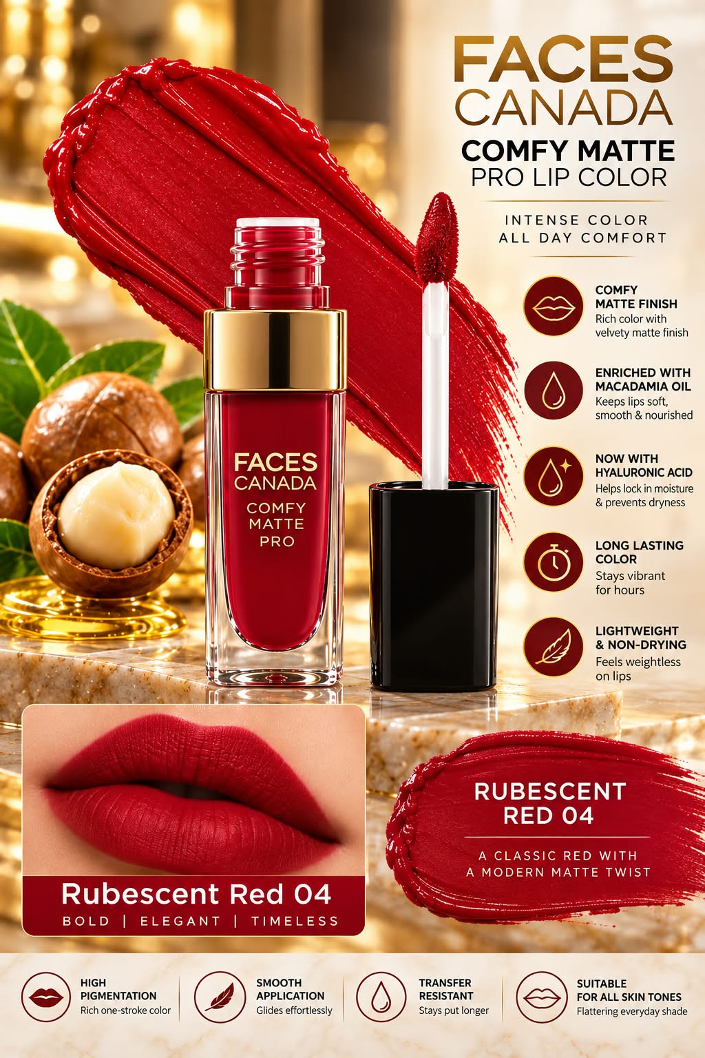 Faces Canada Comfy Matte Pro Lip Color