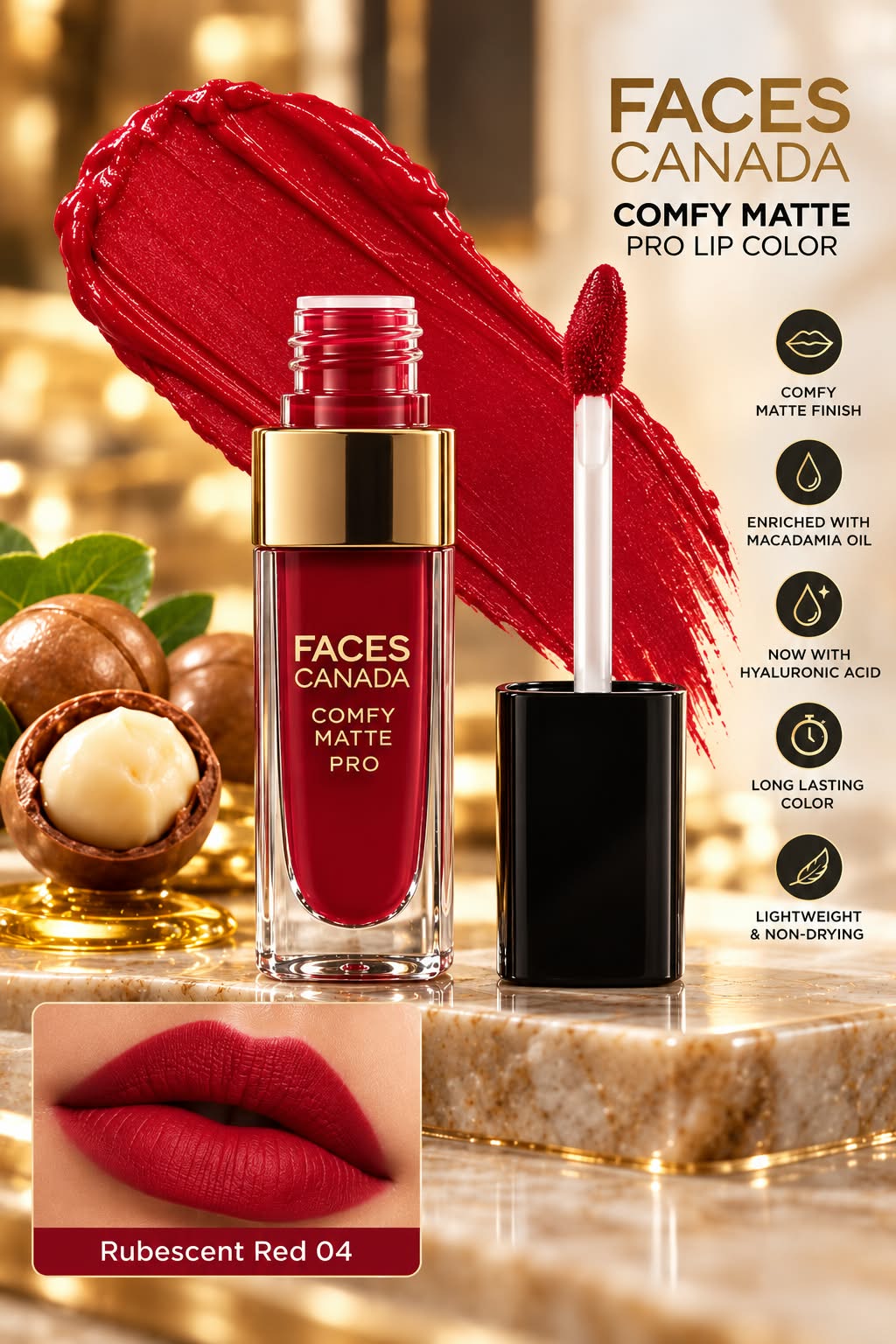 Faces Canada Comfy Matte Pro Lip Color