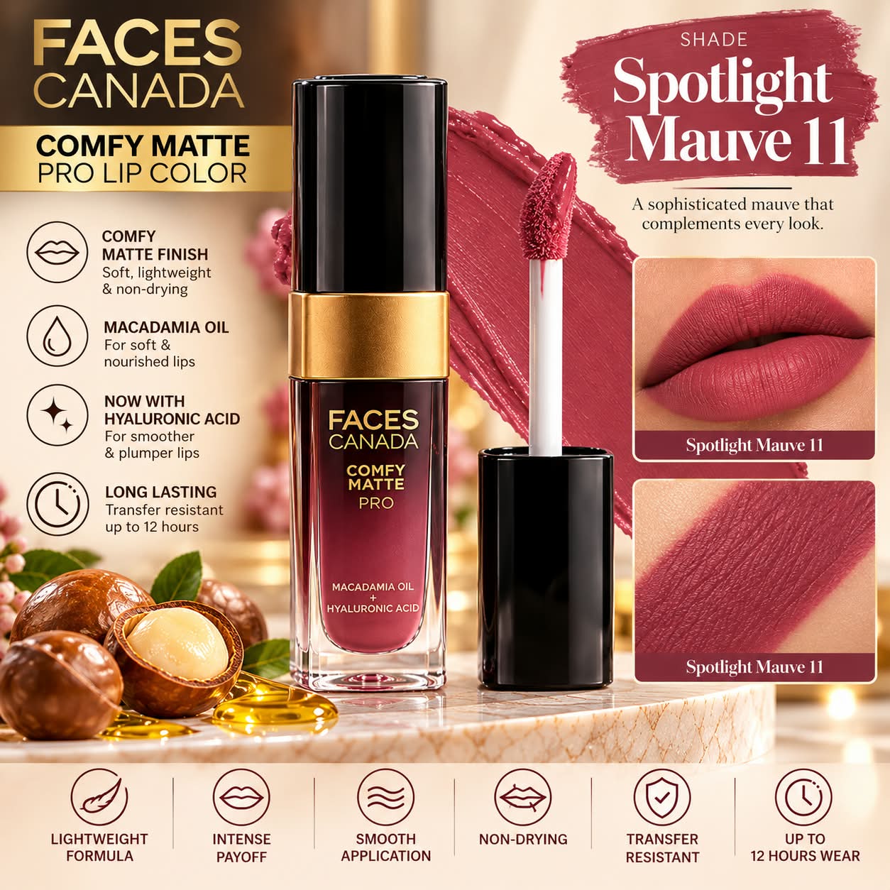 Faces Canada Comfy Matte Pro Lip Color