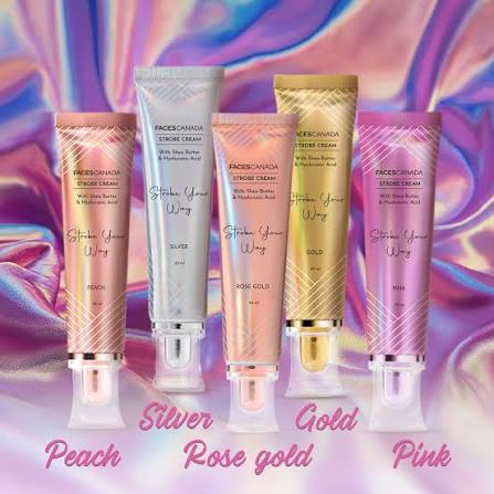 Faces Canada Strobe Cream With Shea Butter & Hyaluronic Acid