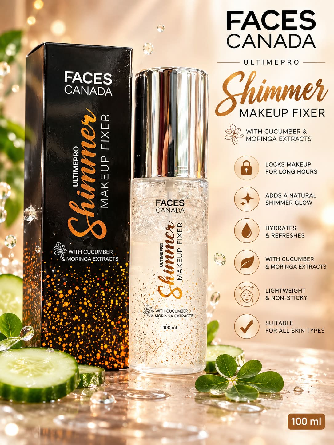 Faces Canada UltimePro Shimmer Makeup Fixer