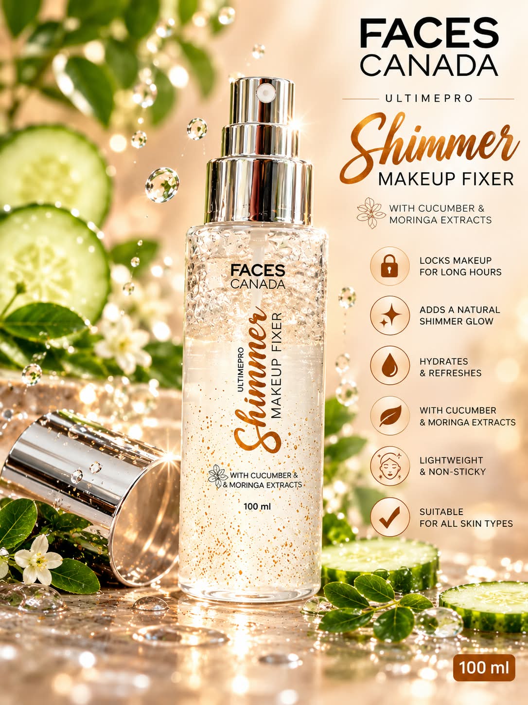 Faces Canada UltimePro Shimmer Makeup Fixer