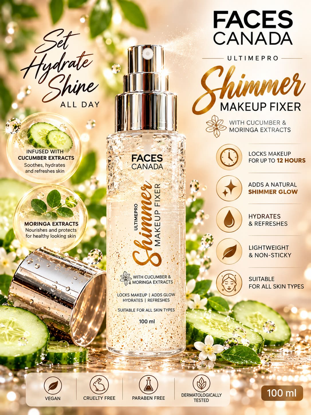 Faces Canada UltimePro Shimmer Makeup Fixer