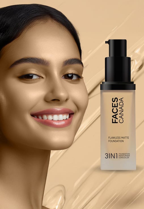 Faces Canada 3in1  Fiawless Matte Foundation