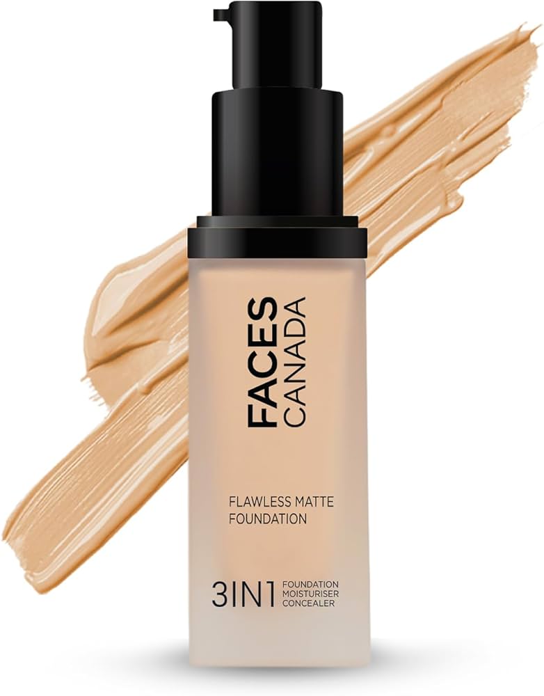 Faces Canada 3in1  Fiawless Matte Foundation