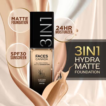 Faces Canada 3in1  All Day Hydra Matte Foundation
