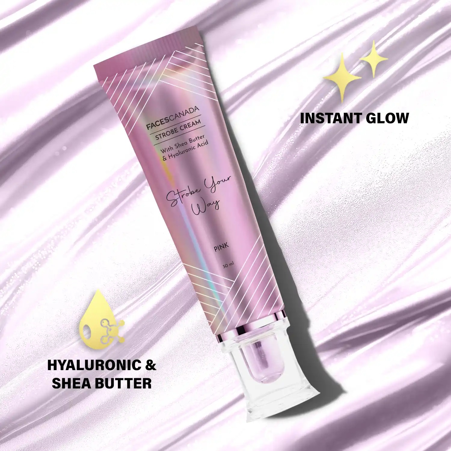 Faces Canada Strobe Cream With Shea Butter & Hyaluronic Acid