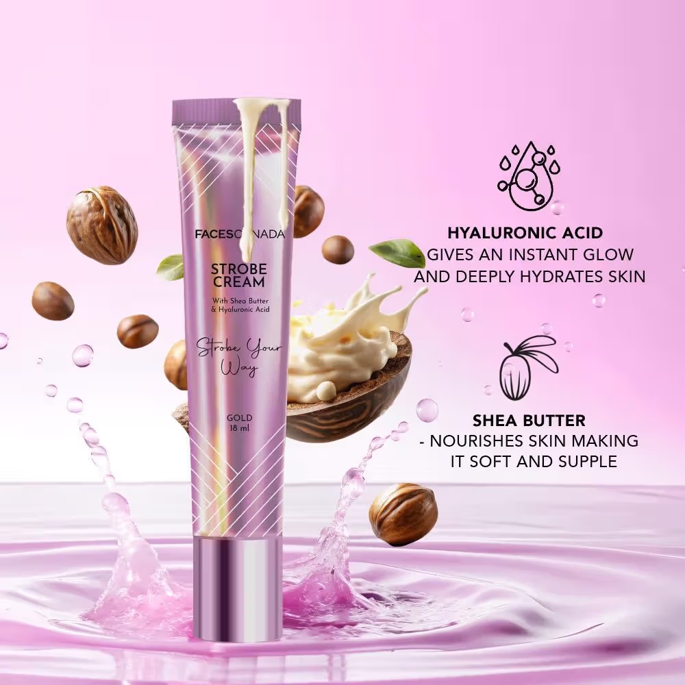 Faces Canada Strobe Cream With Shea Butter & Hyaluronic Acid