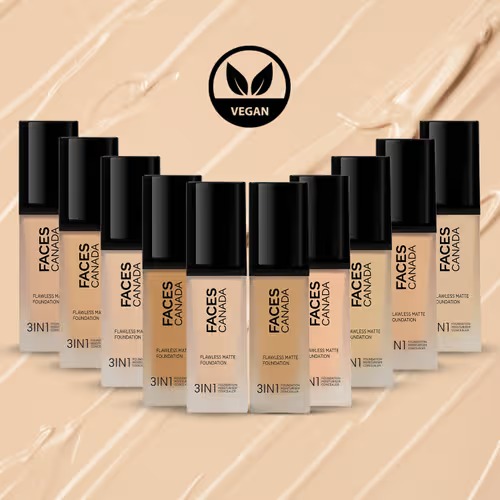 Faces Canada 3in1  Fiawless Matte Foundation
