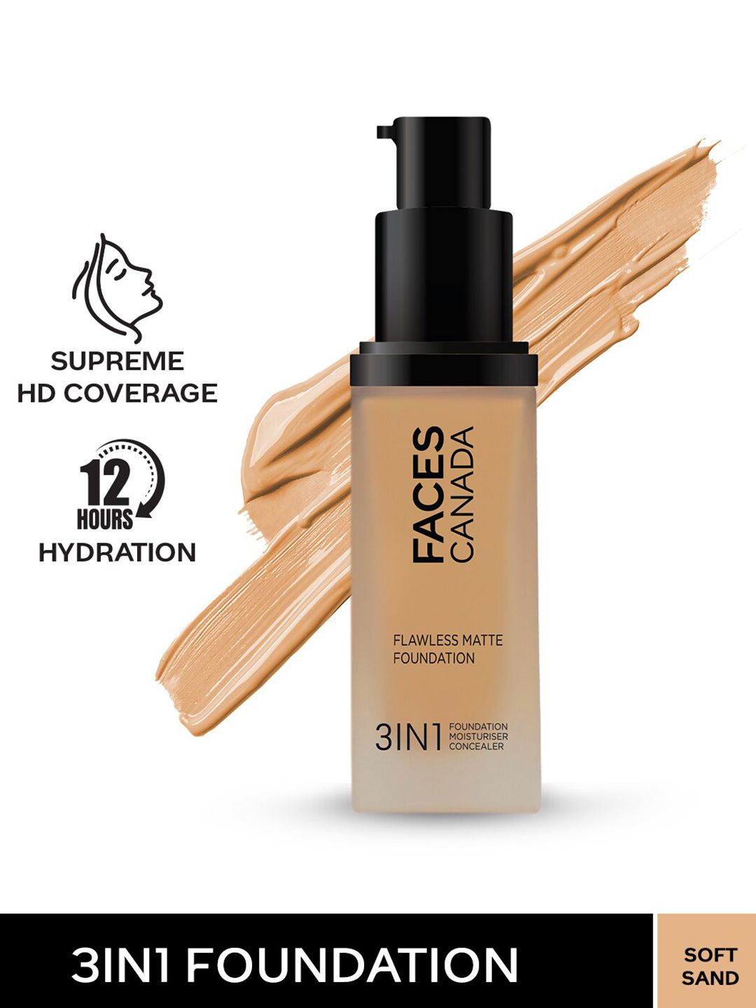 Faces Canada 3in1  Fiawless Matte Foundation