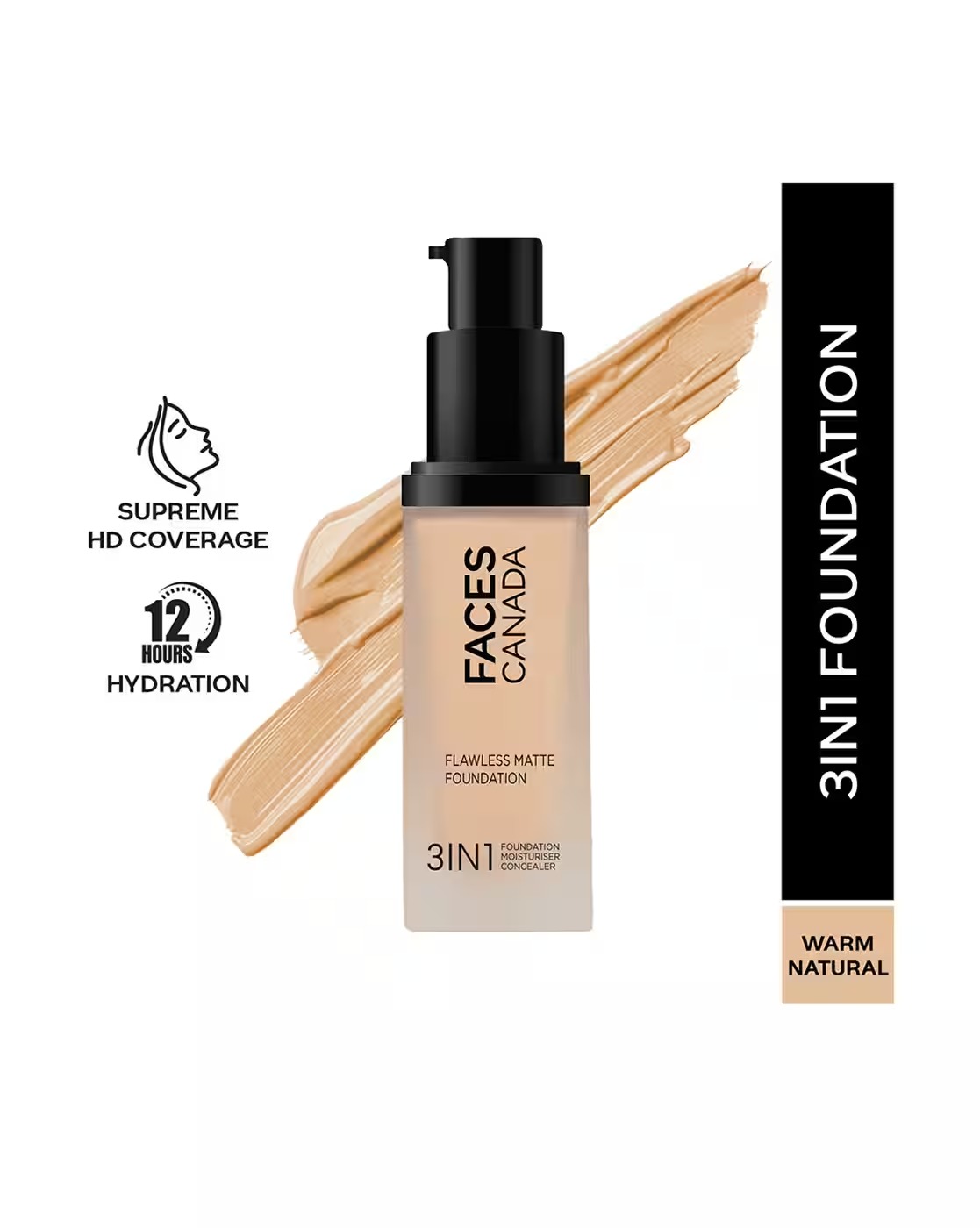 Faces Canada 3in1  Fiawless Matte Foundation