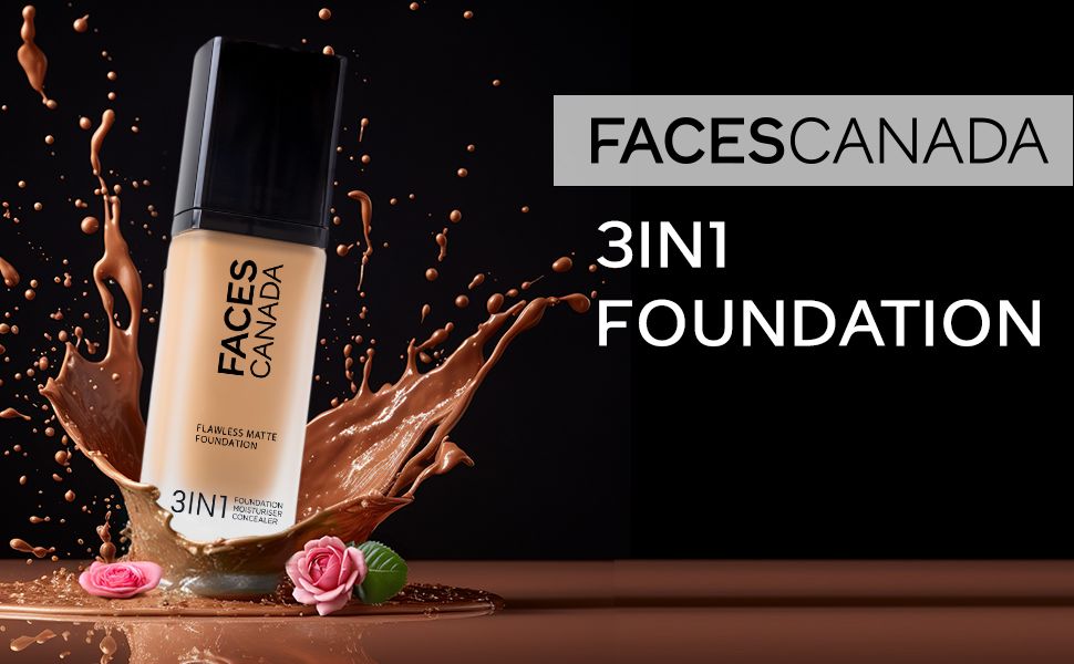 Faces Canada 3in1  Fiawless Matte Foundation