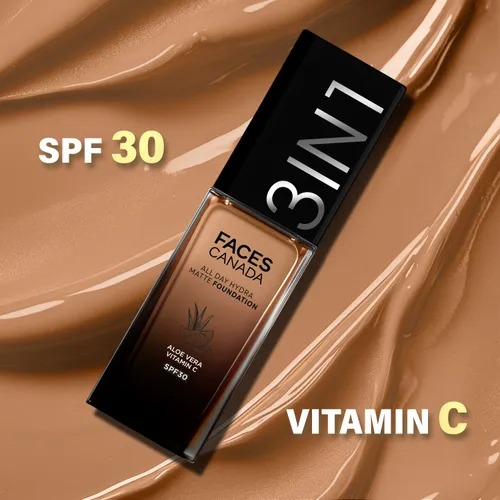Faces Canada 3in1  All Day Hydra Matte Foundation