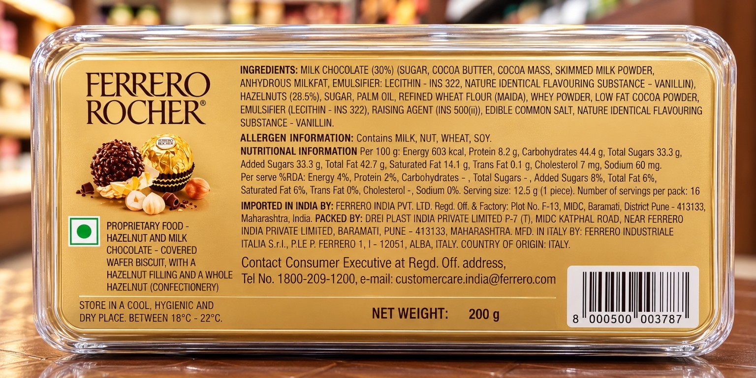 Ferrero Rocher Gift Box With 24Pieces 300gm