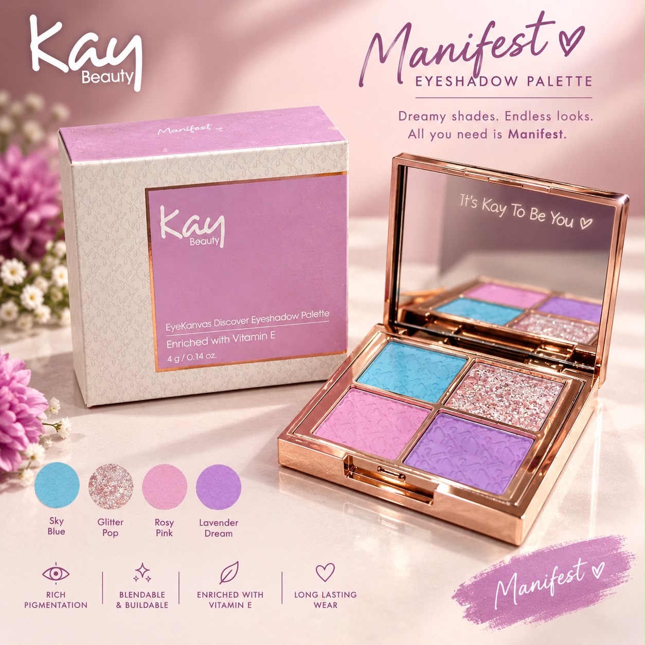 Kay Beauty Eye Kanvas Discover Eyeshadow Palette