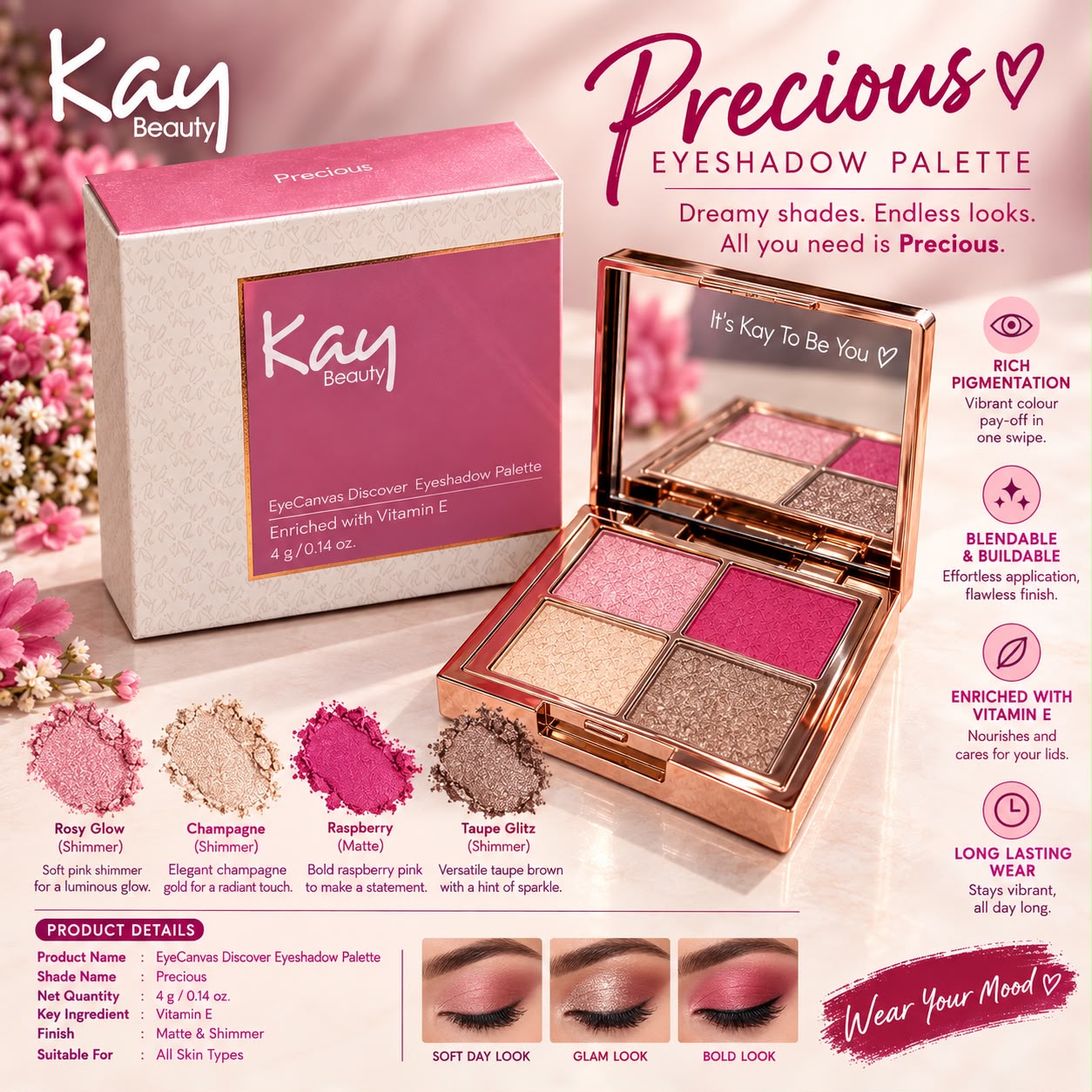 Kay Beauty Eye Kanvas Discover Eyeshadow Palette