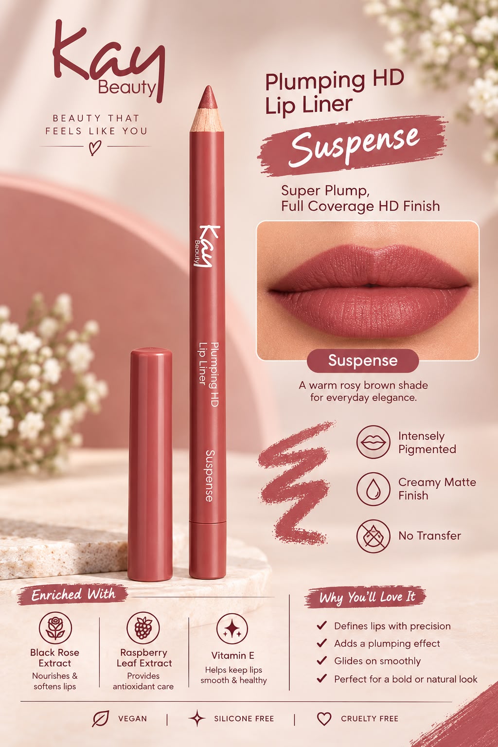 Kay Beauty Plumping HD Lip Liner