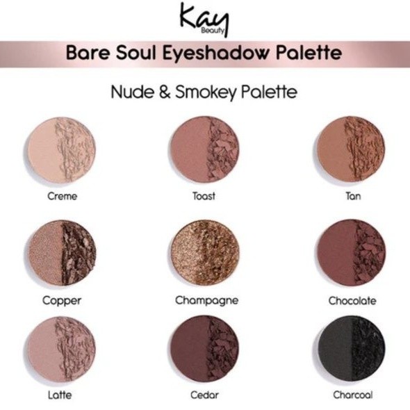 Kay Beauty Bare Soul Eye Kanvas Eye Shadow Palette