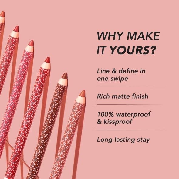 Kay Beauty Matte Action Lip Liner & Fill Lip Pencil