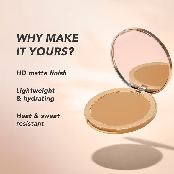 Kay Beauty Matte Compact - 130N Medium (9g)