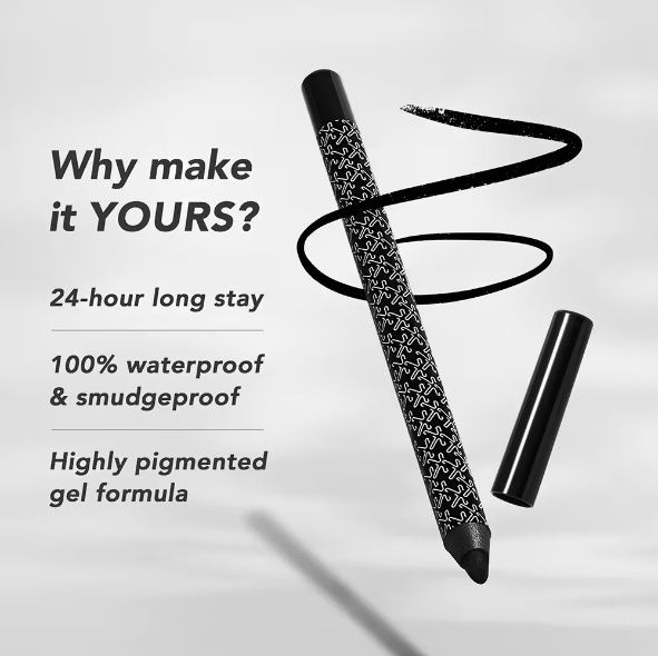 Kay Beauty Smudgeproof Jet Black Gel Kajal