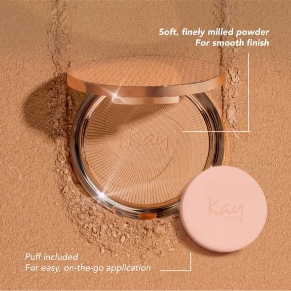Kay Beauty Soft Matte Pressed Powder - 110Y Light (12g)