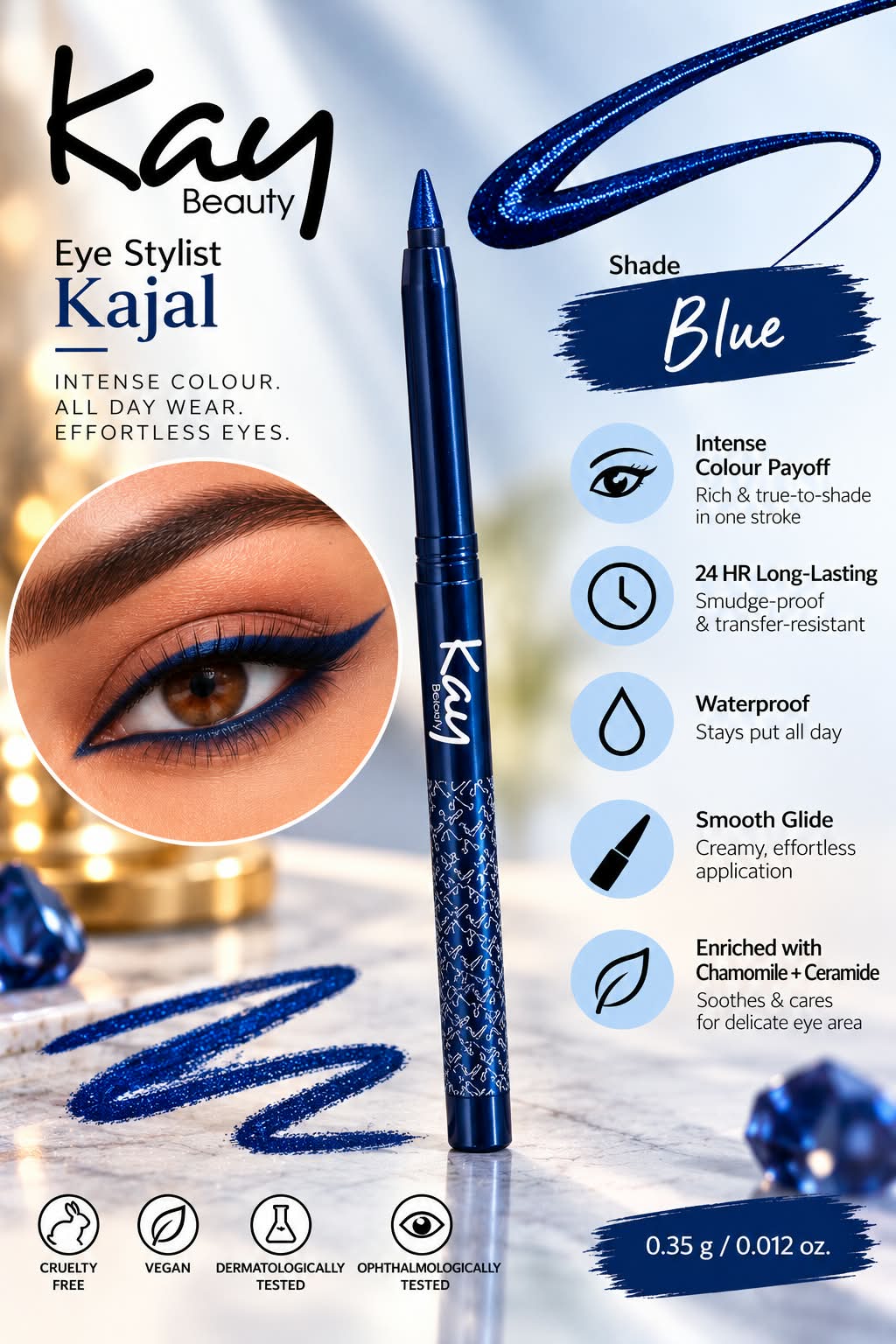 Kay Beauty Kohlstar 24 Hour Kajal