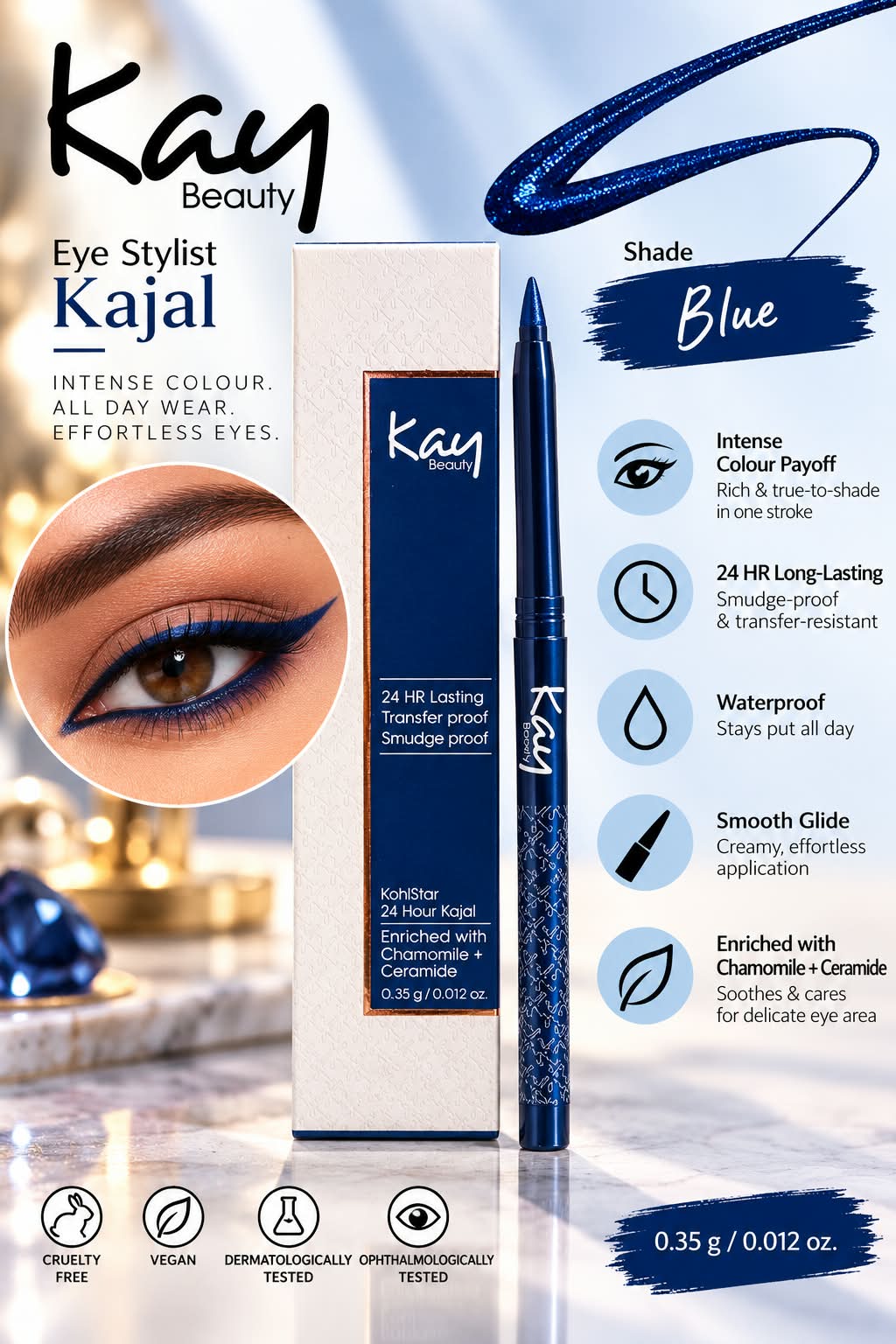 Kay Beauty Kohlstar 24 Hour Kajal