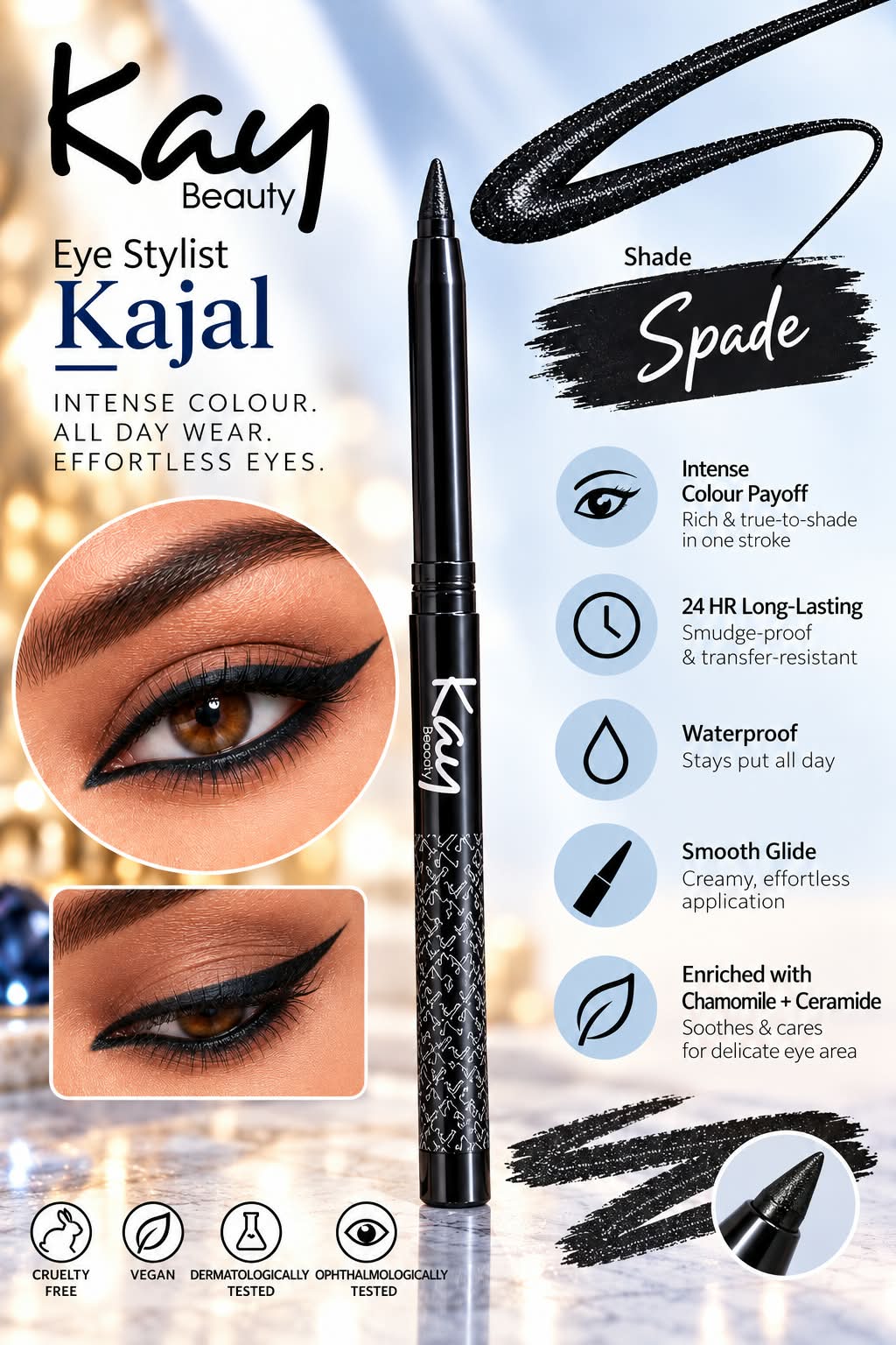 Kay Beauty Kohlstar 24 Hour Kajal