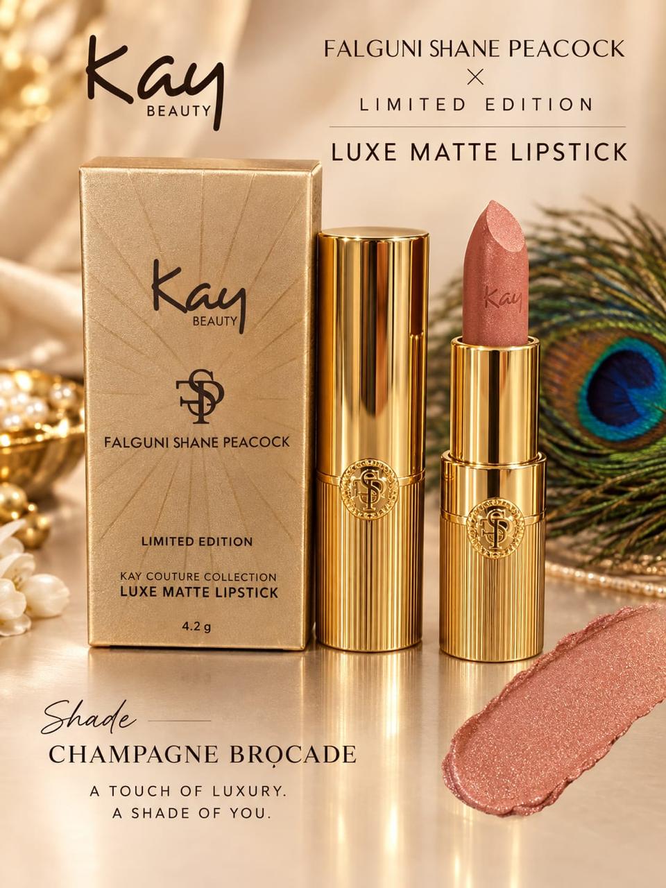 Kay Beauty Falguni Shane Peacock Limited Edition Luxe Matte Lipstick