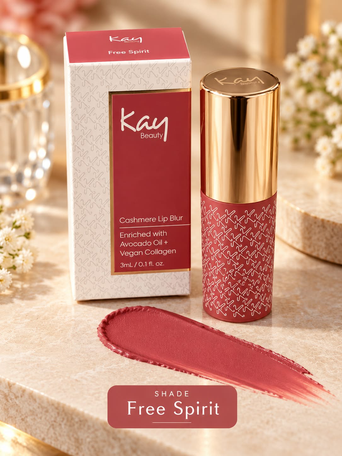 Kay Beauty Cashmere Lip & Cheek Blur
