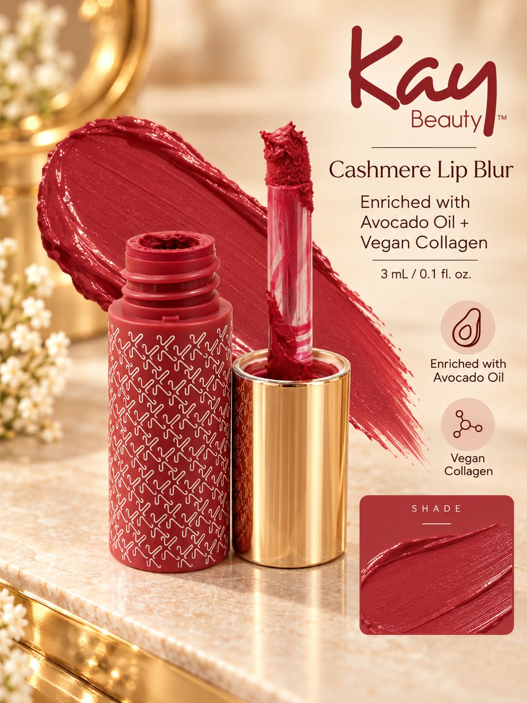 Kay Beauty Cashmere Lip & Cheek Blur