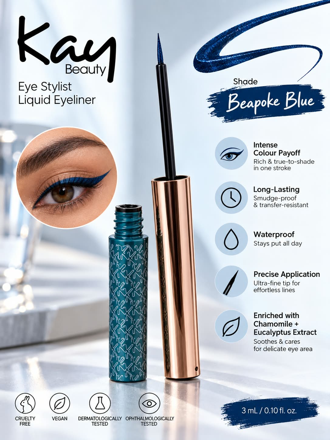 Kay Beauty  Eye Stylist Liquid Eyeliner