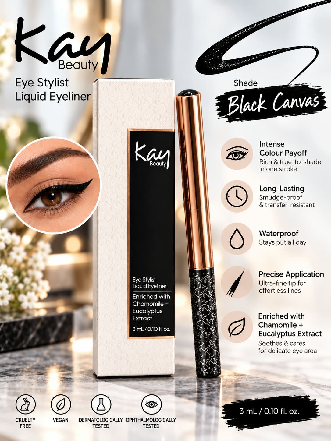 Kay Beauty  Eye Stylist Liquid Eyeliner