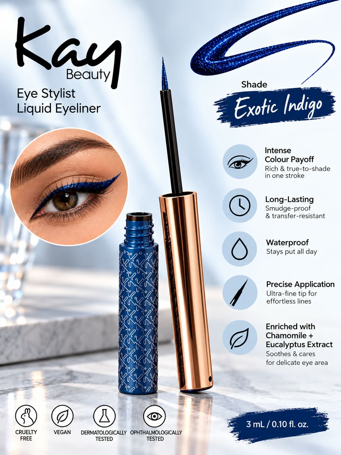 Kay Beauty  Eye Stylist Liquid Eyeliner