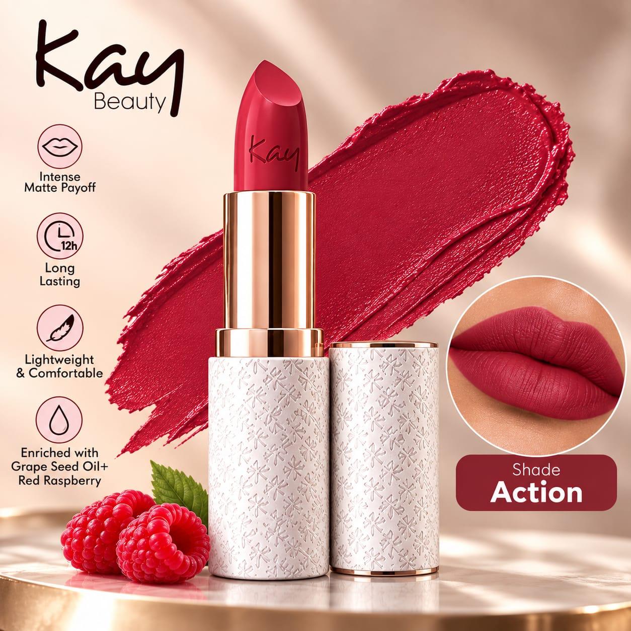 Kay Beauty Matte Drama Matte Lipstick